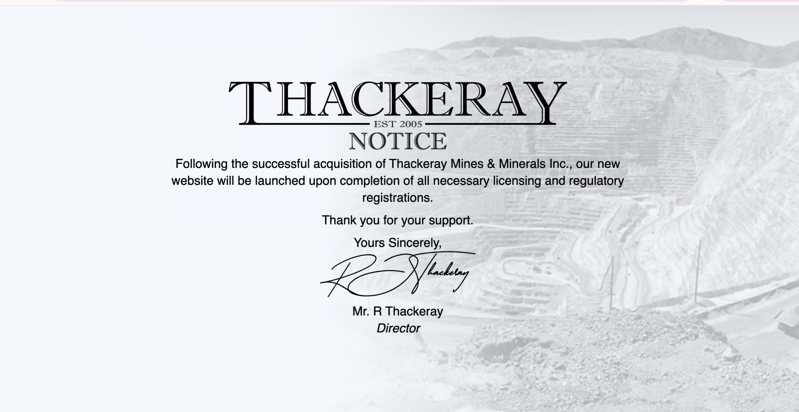ThackerayMines.com scam review